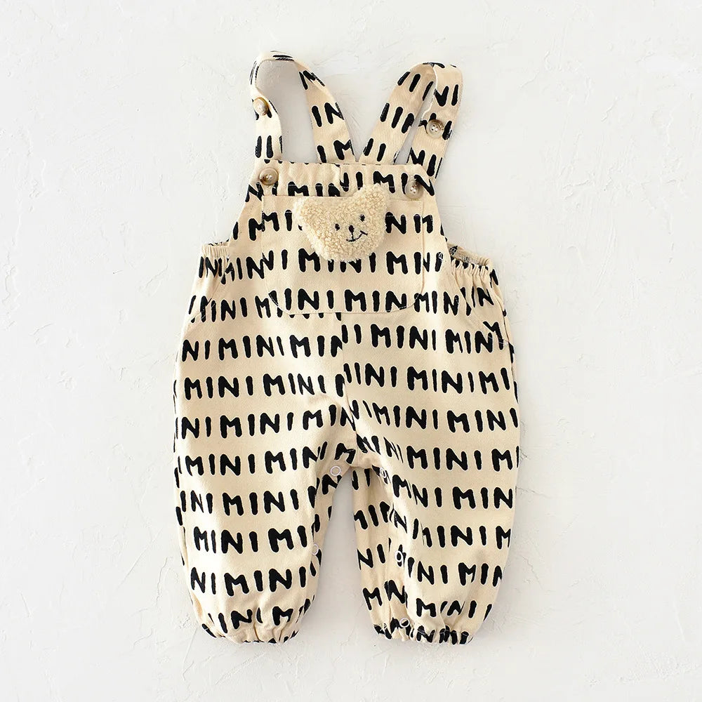 Baby Striped Bear Romper