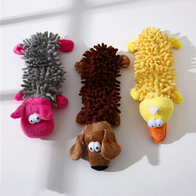 Squeaky Plush Dog Toy for Small Dogs