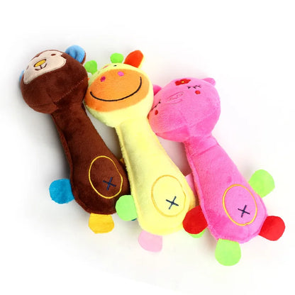 Squeaky Plush Dog Toy for Small Dogs