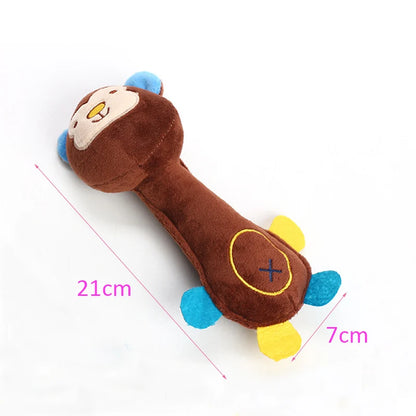 Squeaky Plush Dog Toy for Small Dogs