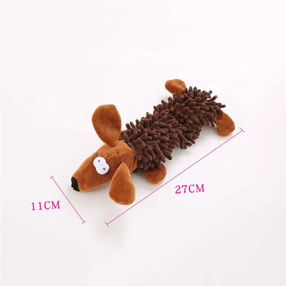 Squeaky Plush Dog Toy for Small Dogs