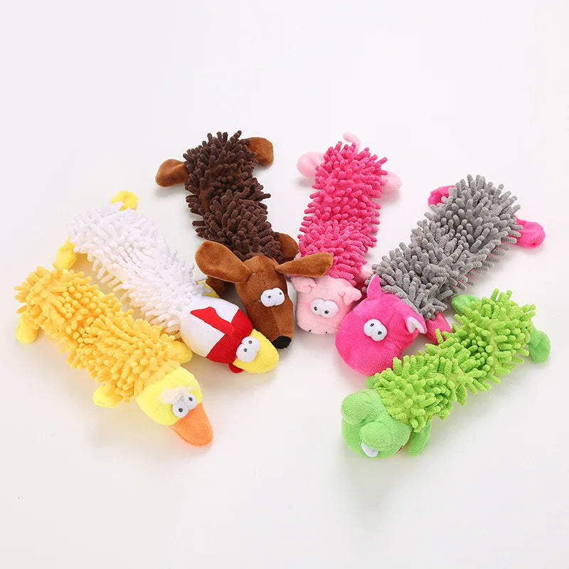 Squeaky Plush Dog Toy for Small Dogs