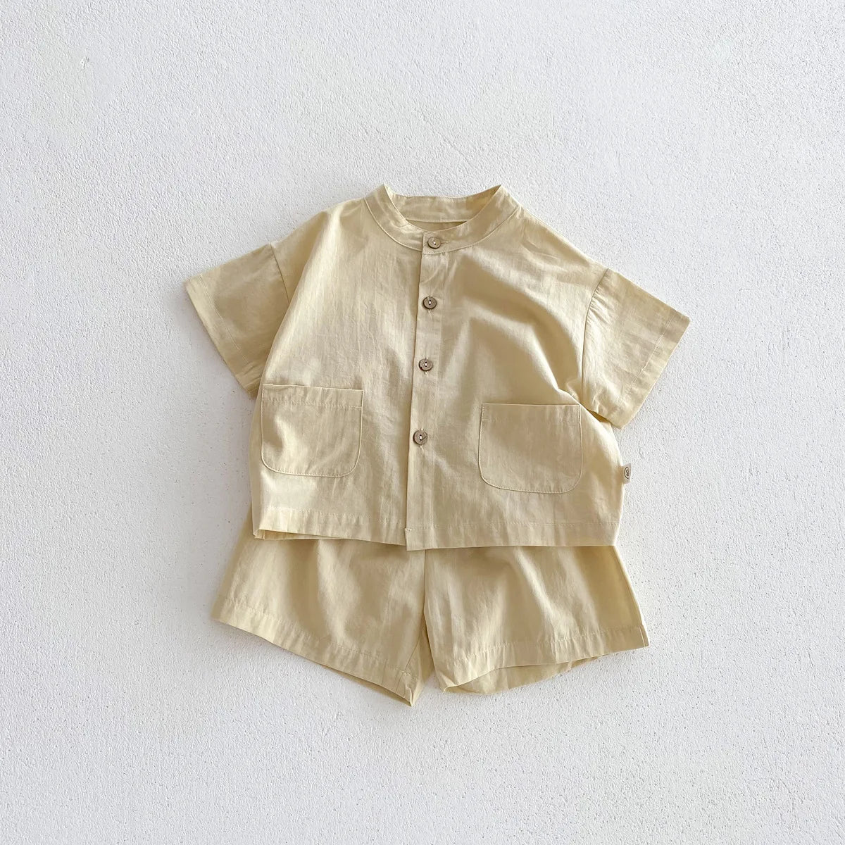 Boys Casual Short-Sleeve Suit Set