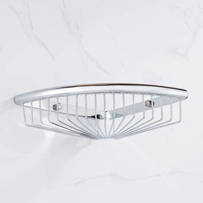Chrome Triangle Corner Shower Caddy