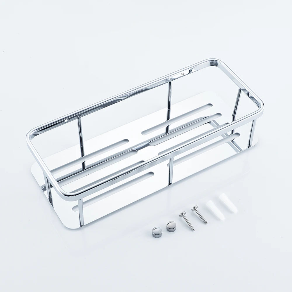 Stainless Steel Corner Bathroom Shelf