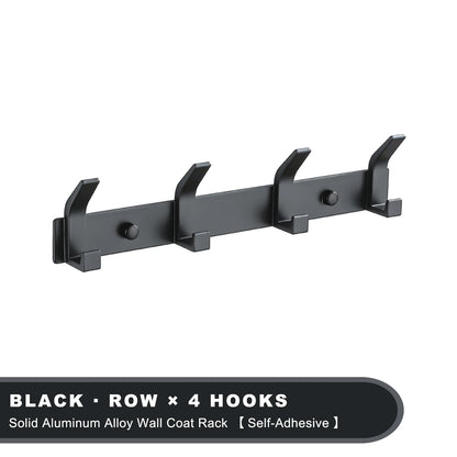 Self-Adhesive Wall Hooks Coat Rack