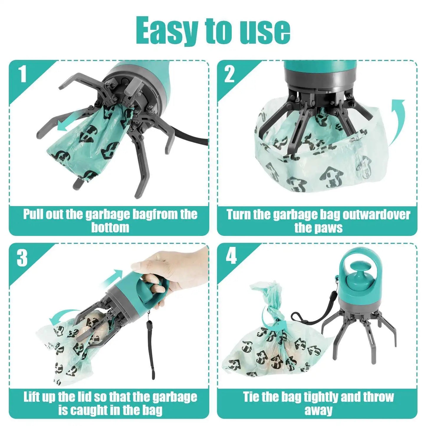 Hands-Free Dog Waste Scooper