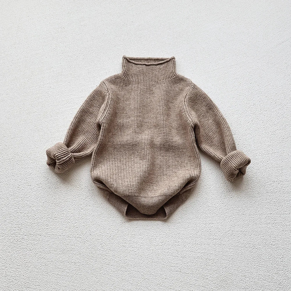 Kids Turtleneck Knit Sweater