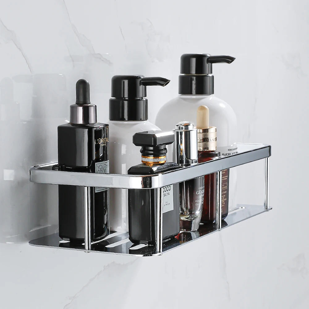 Stainless Steel Corner Bathroom Shelf