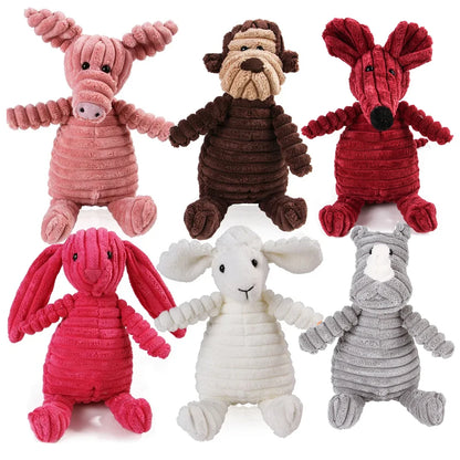 Corduroy Molar Plush Dog Toy