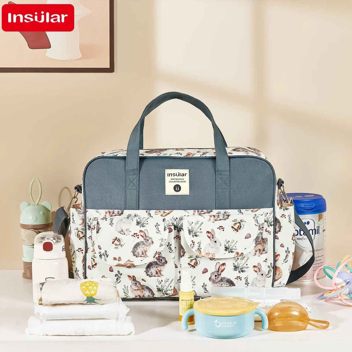 Crossbody Waterproof Diaper Bag
