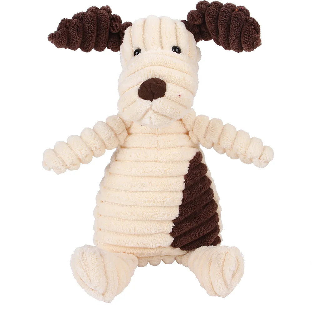 Corduroy Molar Plush Dog Toy