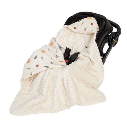 Newborn Hooded Stroller Blanket Wrap