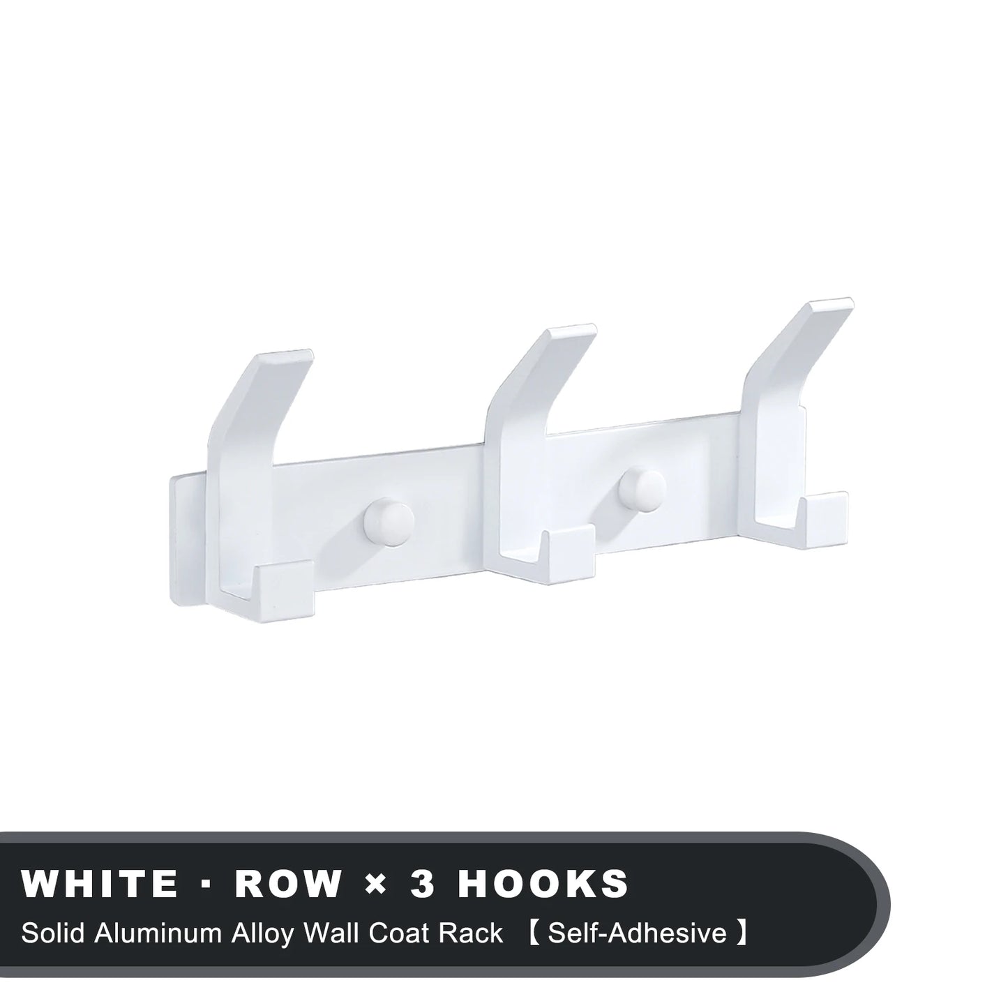 Self-Adhesive Wall Hooks Coat Rack