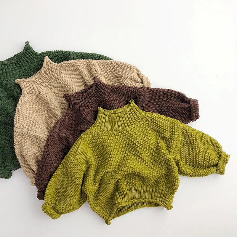 Kids Korean-Style Knit Sweater