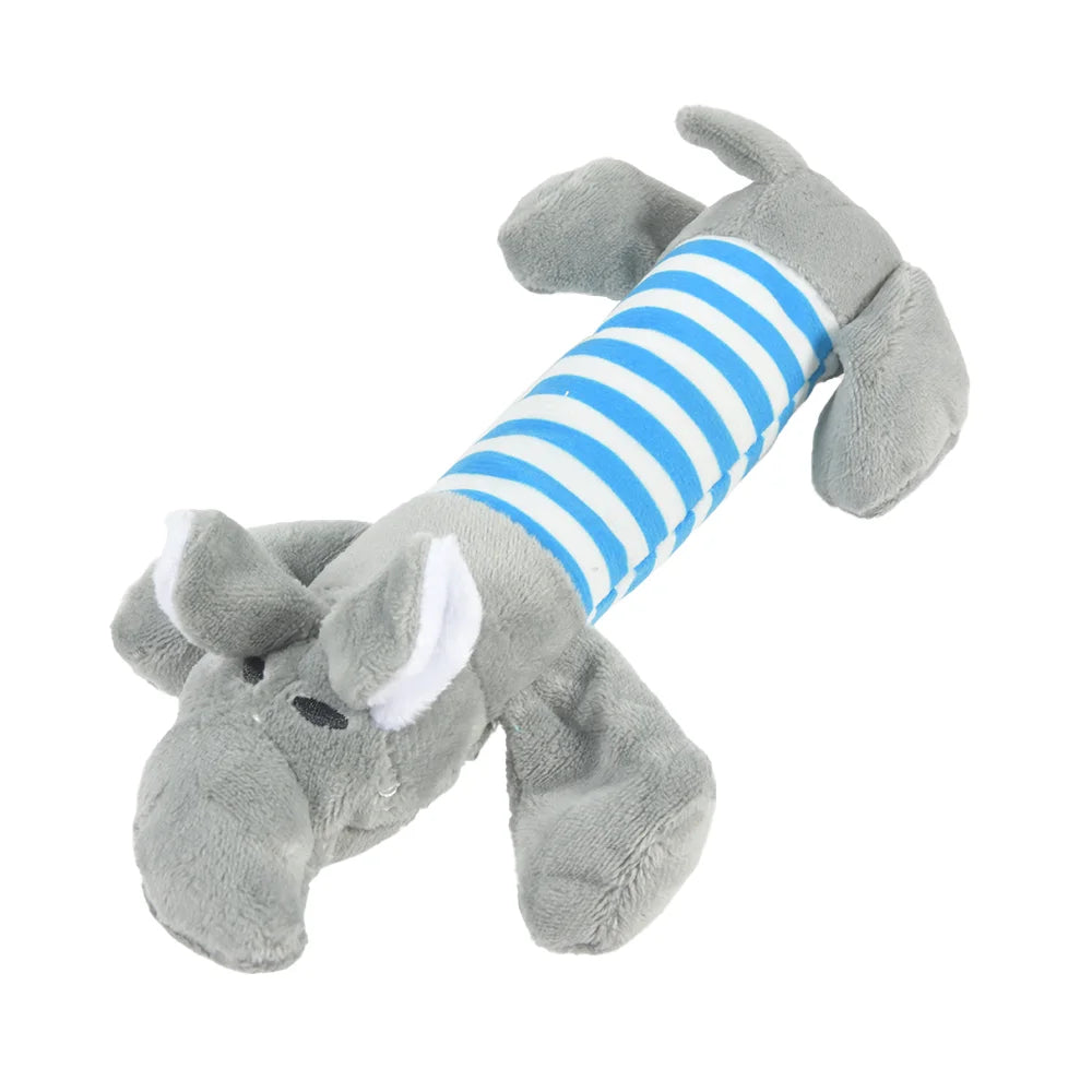 Interactive Plush Dinosaur Dog Toy
