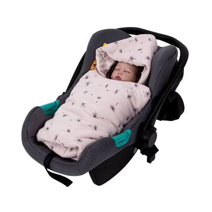 Newborn Hooded Stroller Blanket Wrap
