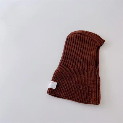 Baby Knitted Hooded Scarf