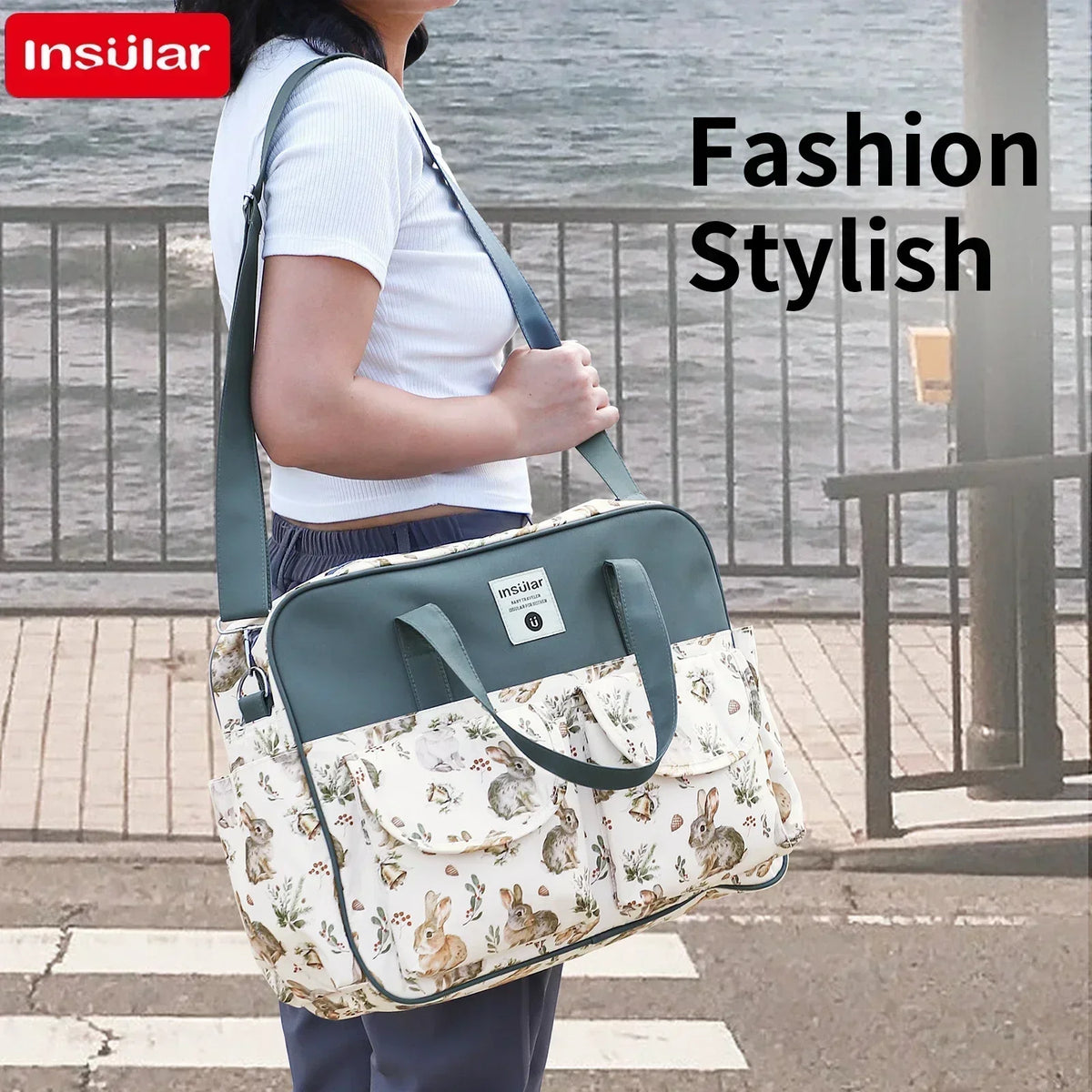 Crossbody Waterproof Diaper Bag