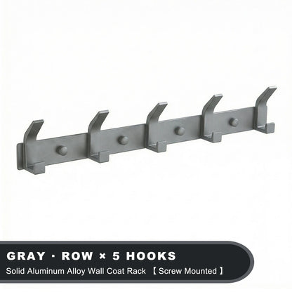 Black Aluminium Wall Hanging Hooks