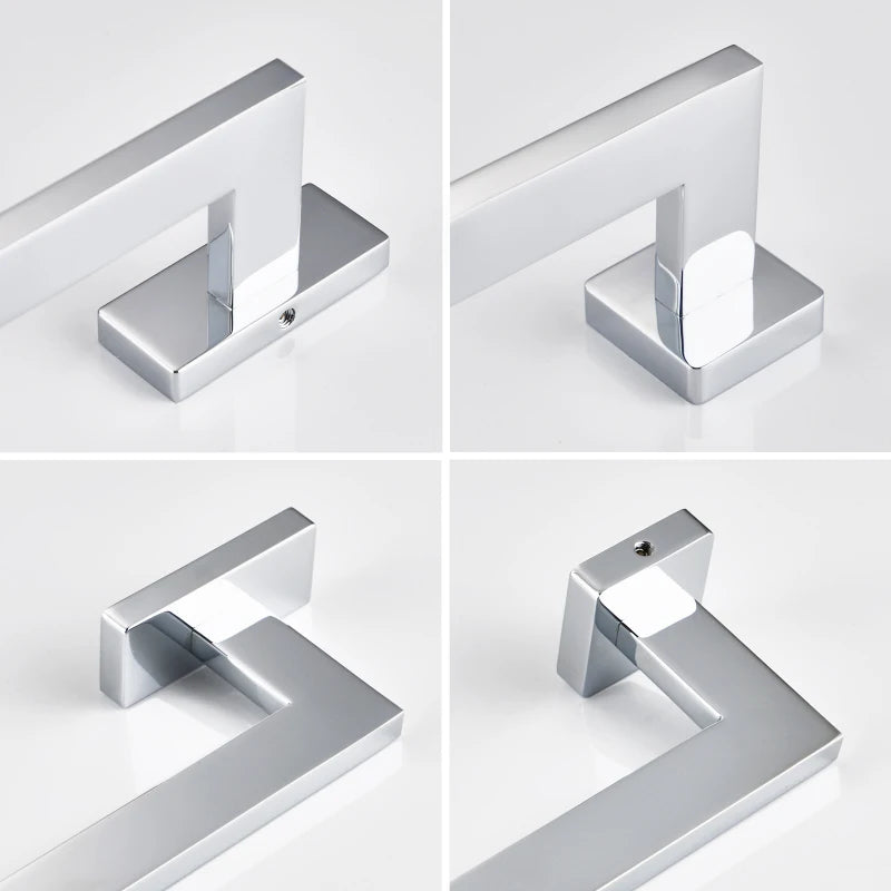 Chrome Single Towel Rail 30-80cm