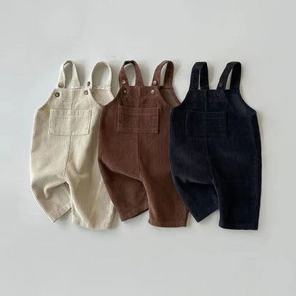Baby Corduroy Suspender Set