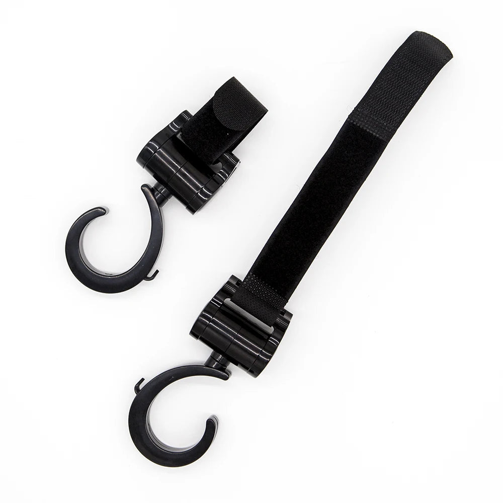 360 Rotating Stroller Hooks - 2 Pack