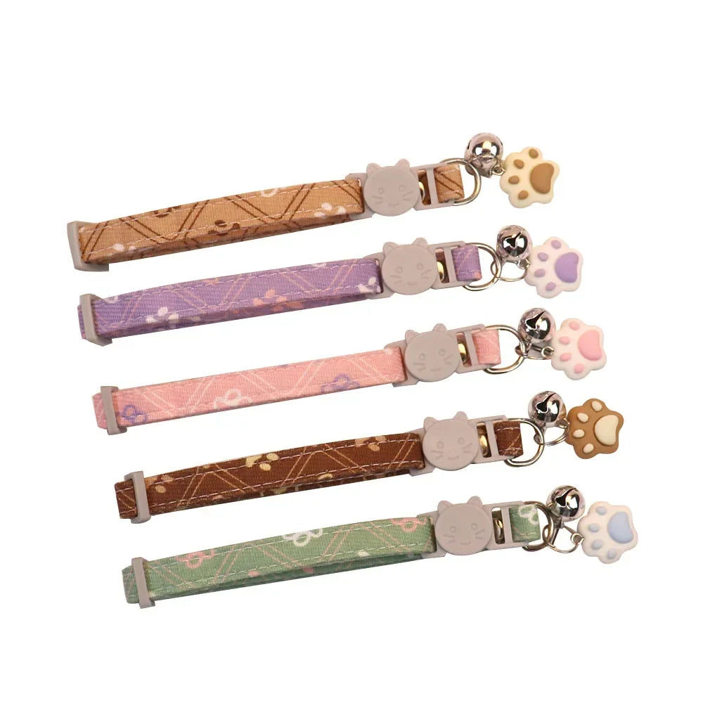 Adjustable Bell Collar for Cats & Small Dogs