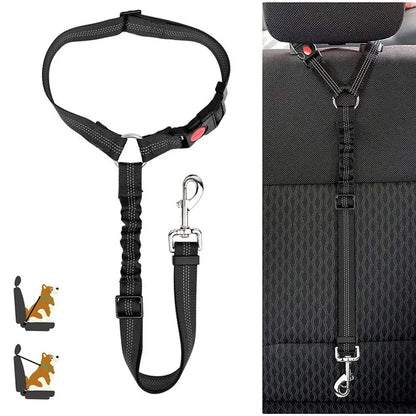 Reflective Dog Car Seat Belt