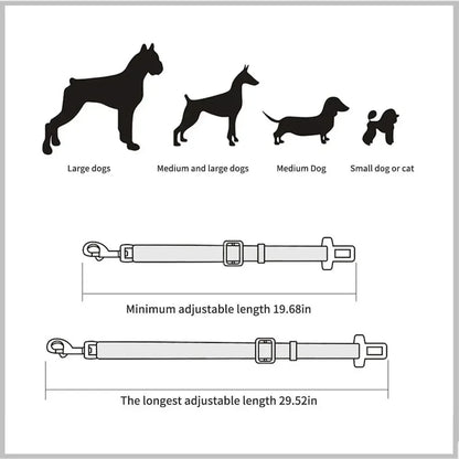 Dog & Cat Car Seat Belt Safety Clip