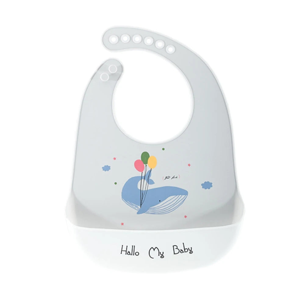 Crocodile Silicone Baby Bib