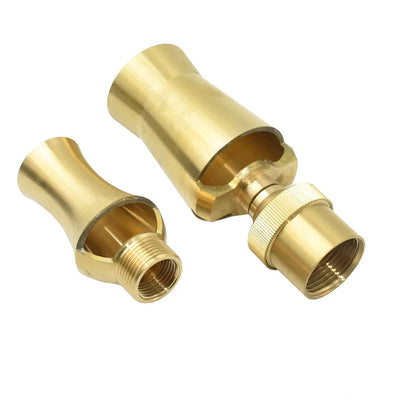 Brass Fountain Nozzle 1/4-1.5" Thread Decorative