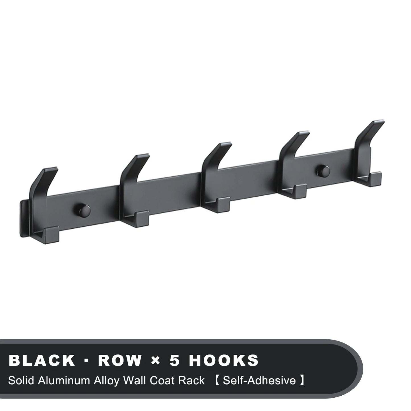 Self-Adhesive Wall Hooks Coat Rack