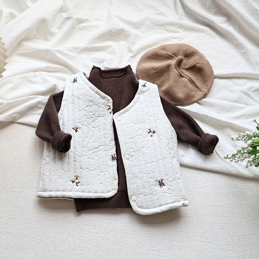 Kids Turtleneck Knit Sweater