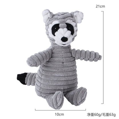 Corduroy Molar Plush Dog Toy