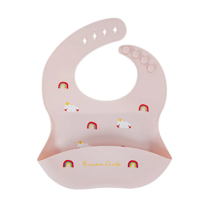 Cartoon Print Adjustable Baby Bib