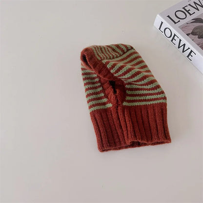 Baby Knitted Hooded Scarf