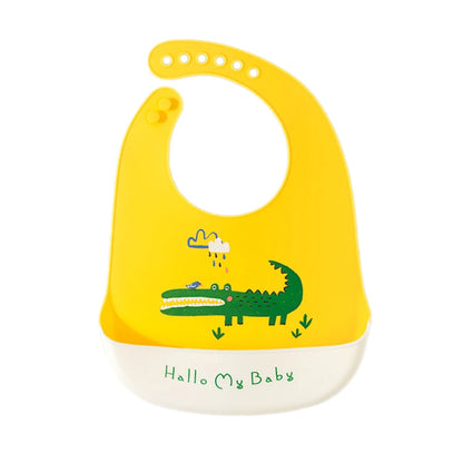 Crocodile Silicone Baby Bib