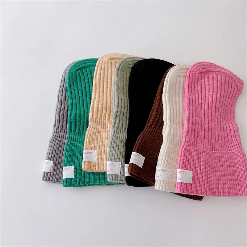 Baby Knitted Hooded Scarf