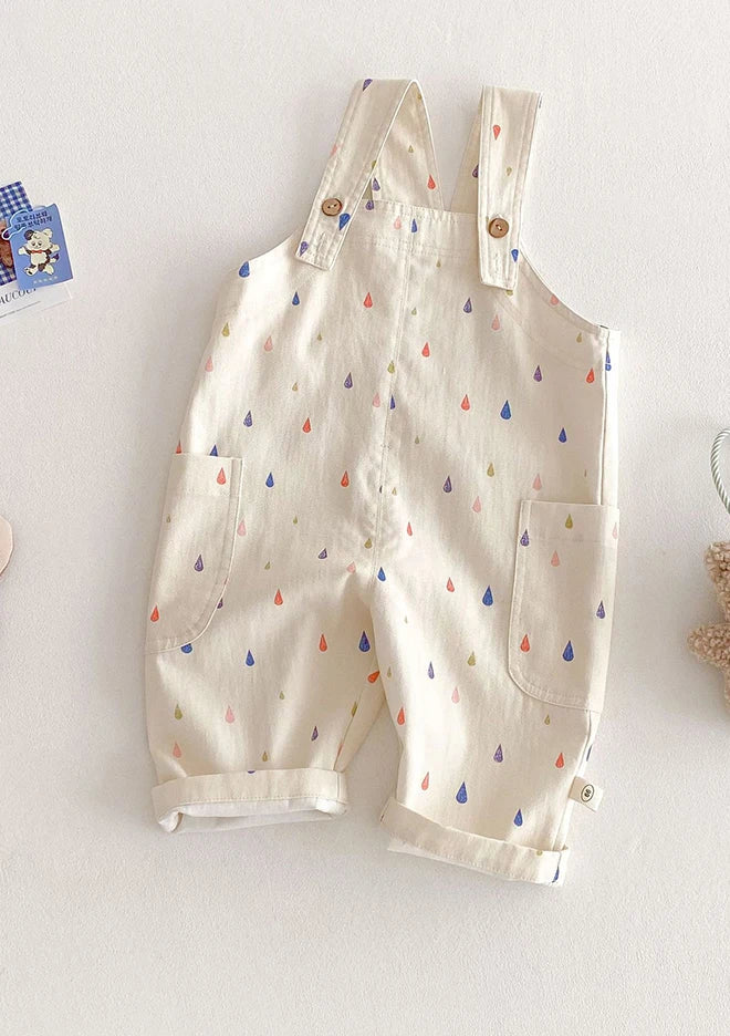 Kids Polka Dot Spring Overalls