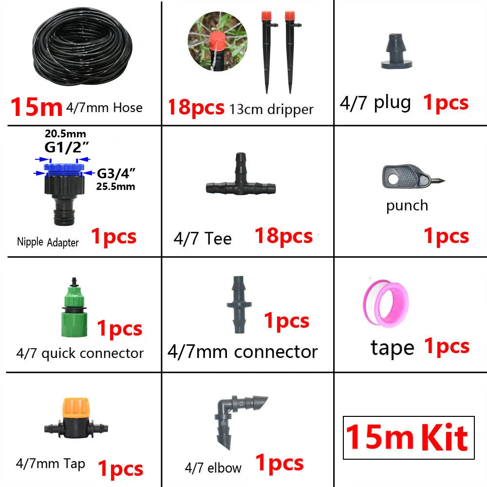 Automatic Drip Irrigation & Watering Kit