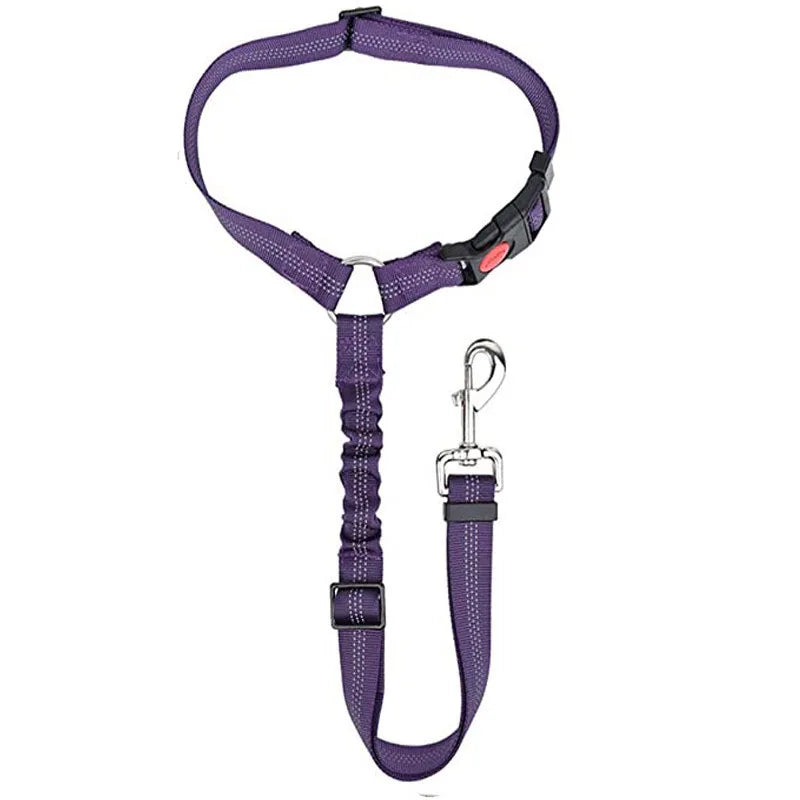 Reflective Dog Car Seat Belt