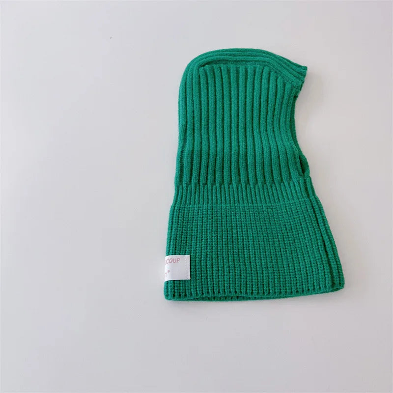 Baby Knitted Hooded Scarf