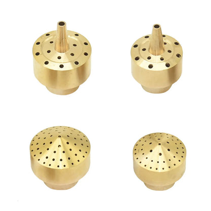 Brass Fountain Nozzle 1/4-1.5" Thread Decorative