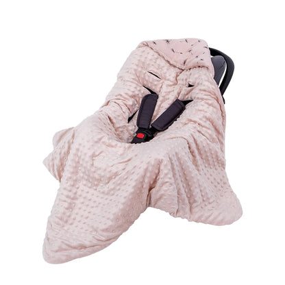 Newborn Hooded Stroller Blanket Wrap