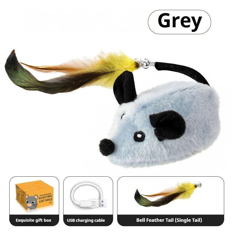 Electronic Moving Mouse Cat Toy