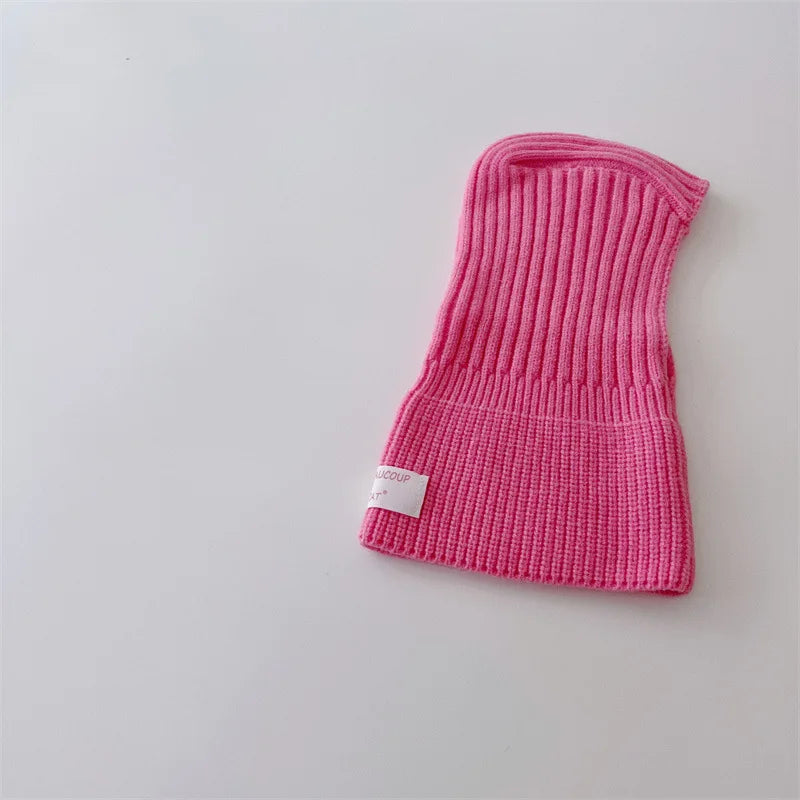 Baby Knitted Hooded Scarf