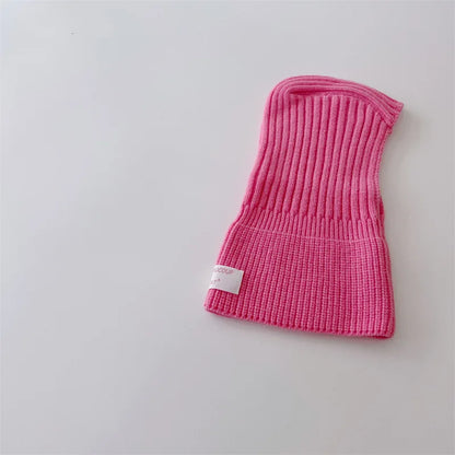 Baby Knitted Hooded Scarf