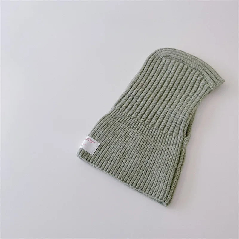 Baby Knitted Hooded Scarf