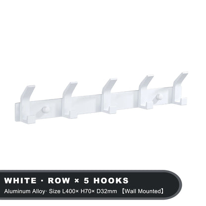 Black Aluminium Wall Hanging Hooks